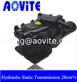 HST 28 cm³/r (Hydraulic Static Transmission ) for conbine harvester